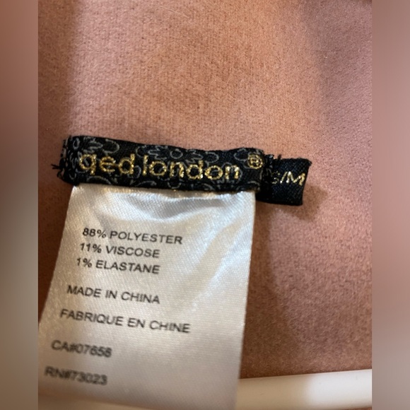 Buff Pink- Waterfall Vest- Qed London - Size M - Picture 3 of 3